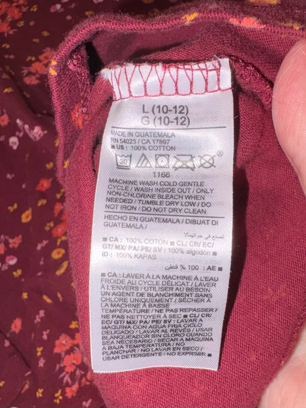 Bundle of Black Tee, Floral T, Rainbow Pajamas w Extra Top, Quilted Jacket Vest